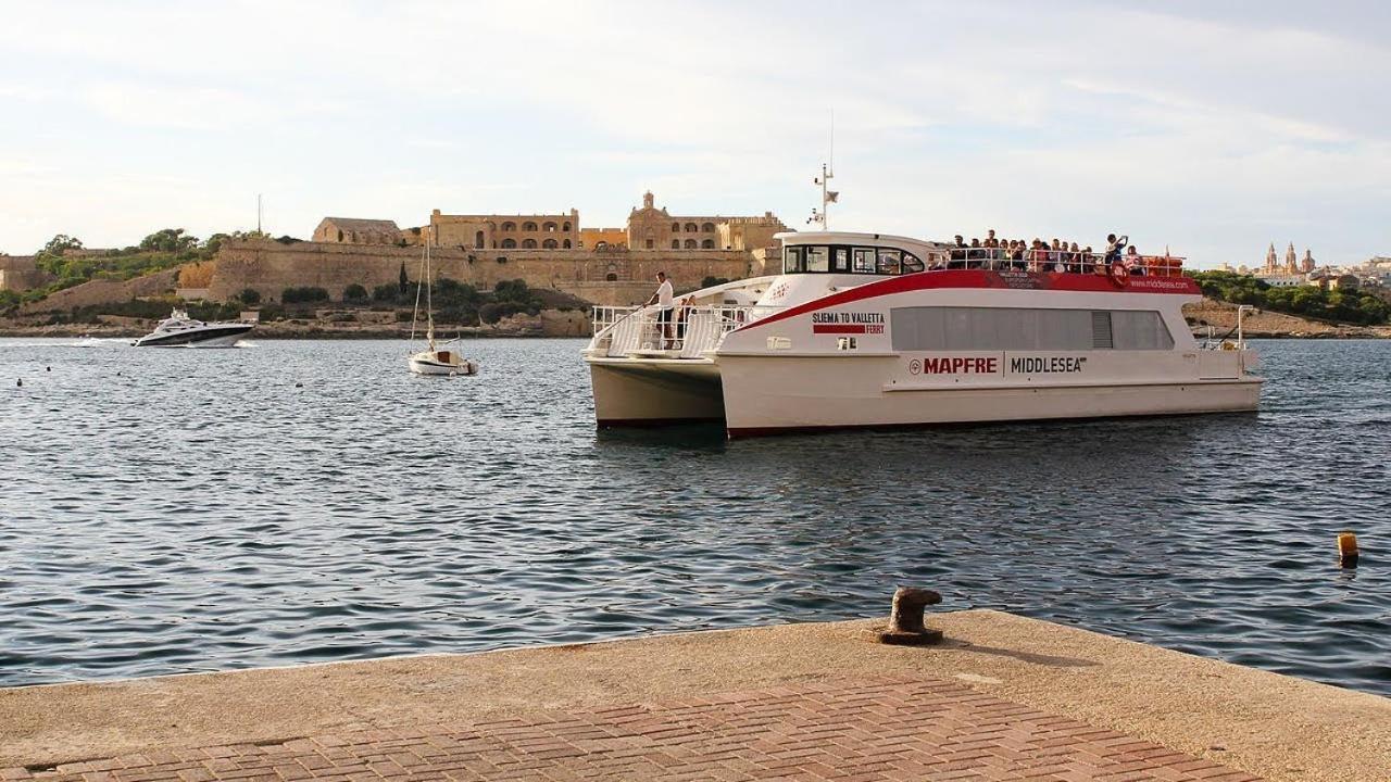 Splendid 2Br Apartment, Steps To St Georges Bay San Ġiljan Exterior foto